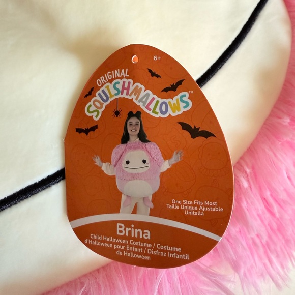 Cute Pink and Cream Plush Squishmallow Costume - Picture 2 of 2